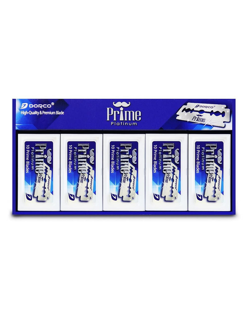 Dorco prime double edge razor blades 100count