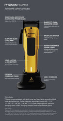 Andis phenom cordless clipper with premium charging stand