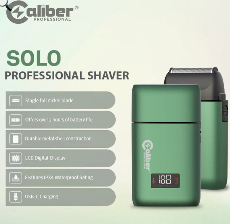 CaliberPRO Solo Single Foil Professional Shaver with Digital Display