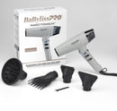 BabylissPRO Limited Edition Nano Titanium Gray Collection High Speed Dual-Ionic Dryer BNT9100GY