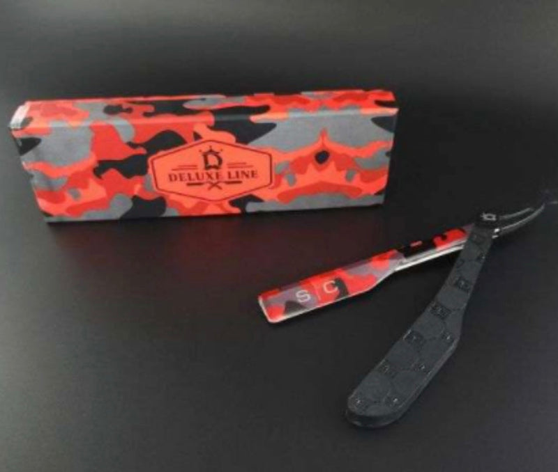 Stylecraft x deluxe camo line straight edge razor tool (blade not included) – SCDL804R
