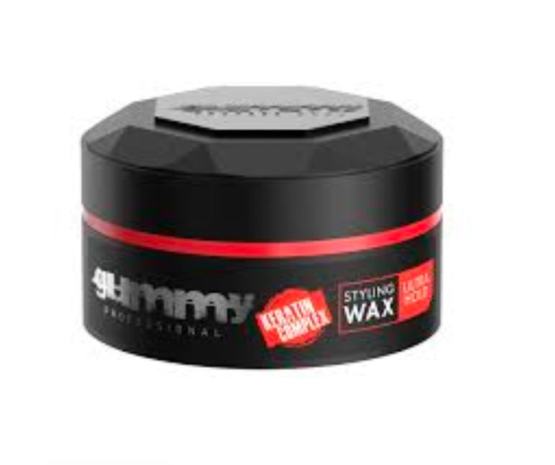 Gummy hair wax matte - red
