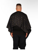Barber Strong barber Cape 24k Black & Gold