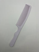 the tactile grip flat top barber comb white