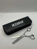 ikzarsa chrome Japanese Cobalt Steel 28th teeth thinning Shear size 6'' multi handle design