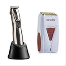 Andis 2pc Cordless Combo – Cordless Slimline silver, Cordless Foil Shaver