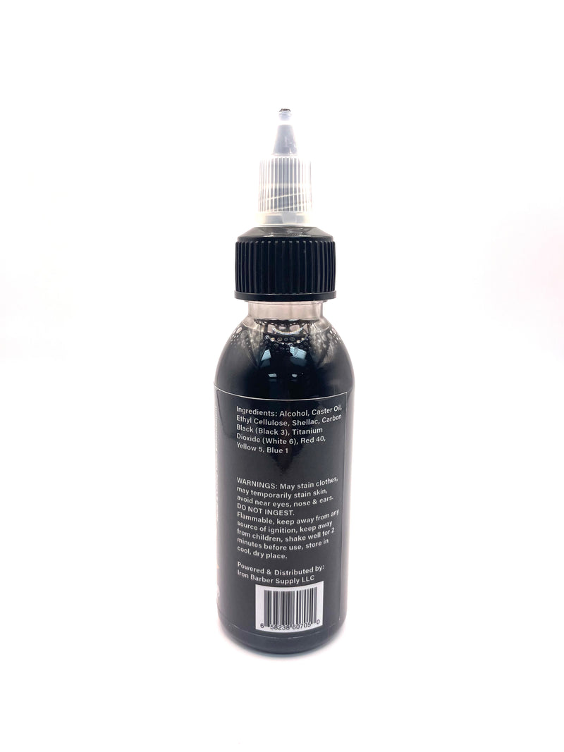 XTREME facial & lineup color enhancement jet black semi color 2fl oz (60ml) for barber, stylist, home use