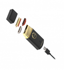 Gamma + italia UNO cordless single foil li shaver - black