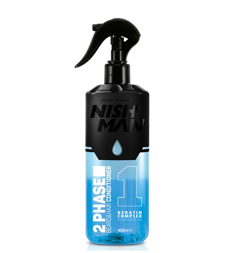 NISHMAN 2 Phase Beard & Hair Conditioner with Karatin 400 ml