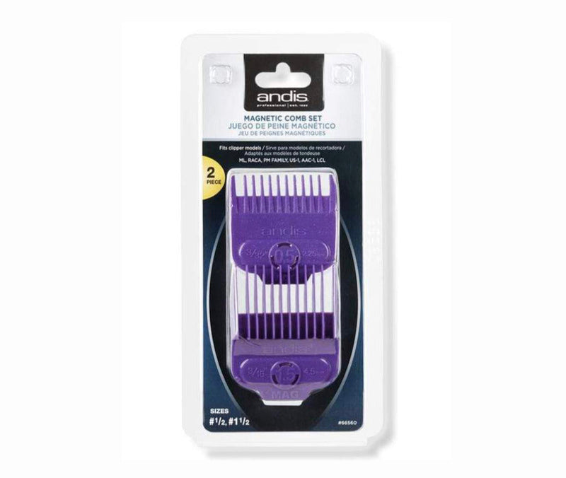 Andis master Single magnetic comb set 0.5 and 1.5