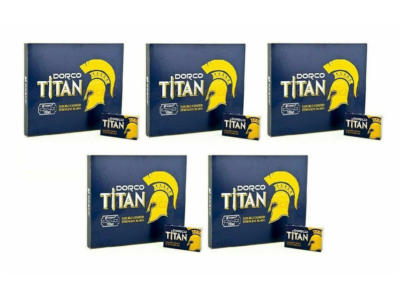 TITAN Double Edge Razor Blades 500ct 5packs