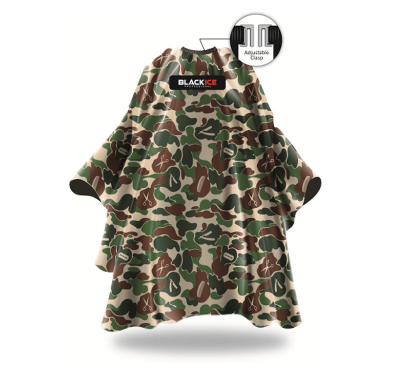 BlackIce CAMO Barber Cape