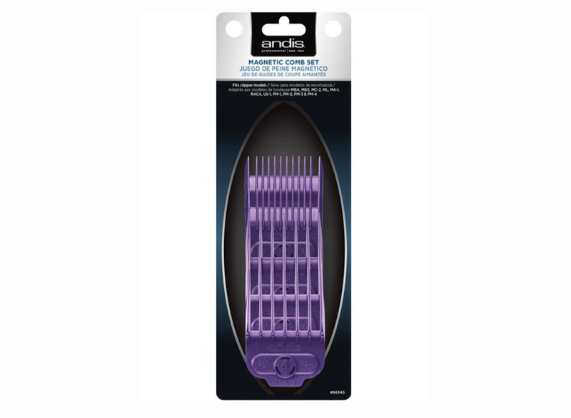 Andis single magnetic comb set #0, #1, #2, #3, #4 - #66345