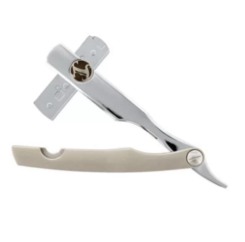 Irving barber co. CHROME & NICKEL Razor holder