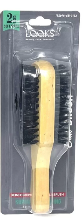 looks club double sided wave brush soft/hard
