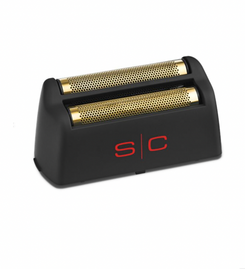 StyleCraft S|C Rebel Shaver Replacement Gold Titanium Foil Head Black SC515G