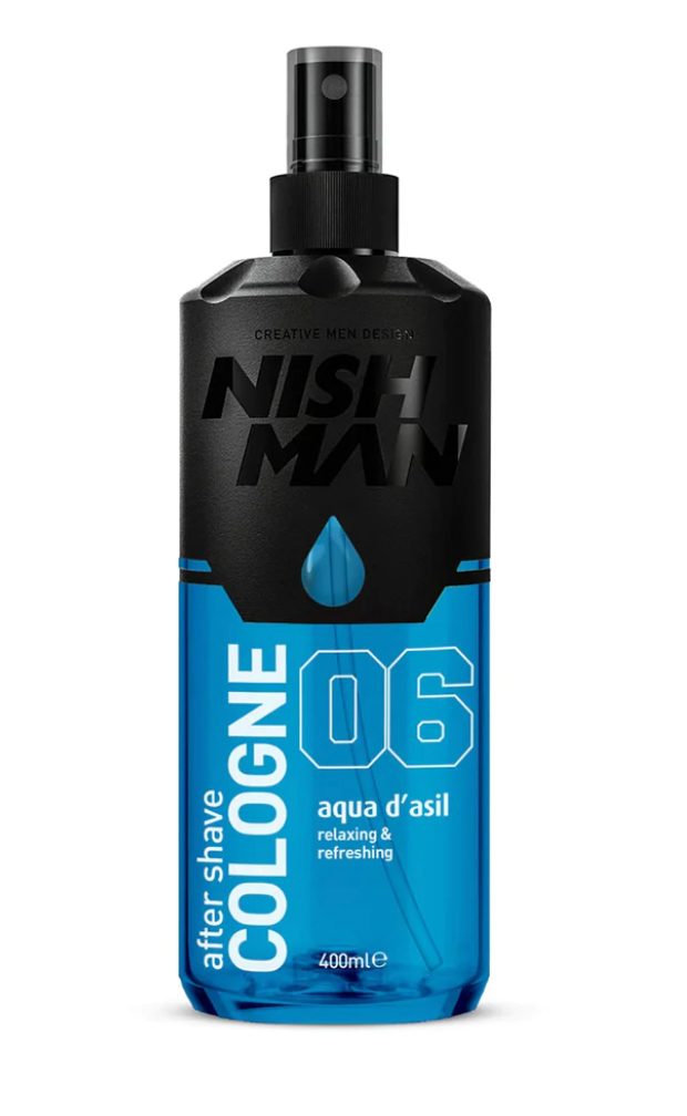 Nishman Aftershave Cologne 6 aqua d'Asil  (400ml/13.5oz)