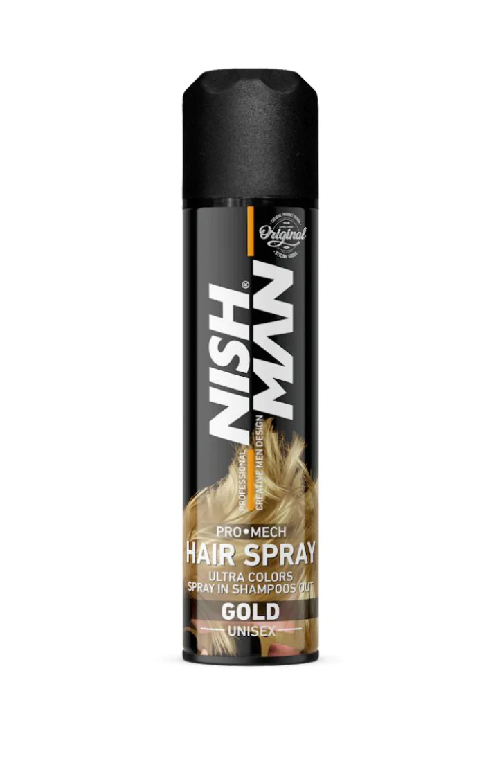 Nishman Pro Mech Hair Color Spray - Gold 5 oz