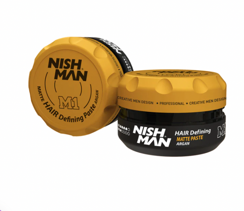 Nishman M1 Strong Hold No Shine Hair Defining Matte Paste - Argan (100ml/3.4oz)