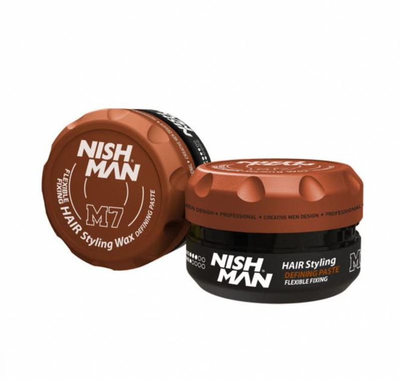 Nishman M7 Medium Hold Low Shine Flexible Defining Hair Paste (100ml/3.4oz)