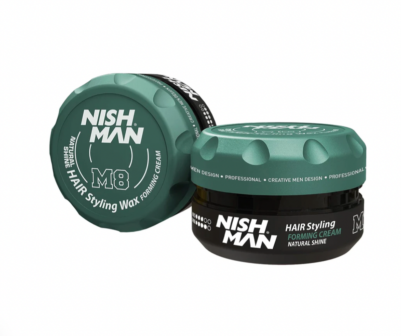 Nishman M8 Medium Hold Natural Shine Forming Hair Cream (100ml/3.4oz)