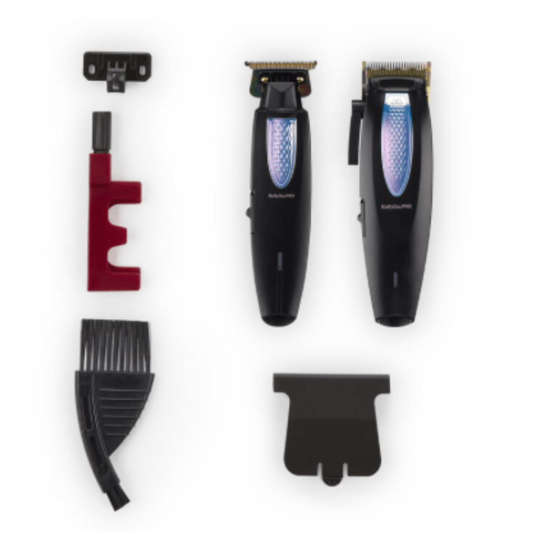 BABYLISSPRO LITHIUMFX+ LIMITED EDITION IRIDESCENT COLLECTION CORDLESS LI ERGONOMIC CLIPPER AND TRIMMER COMBO