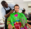 GAMMA+ X STYLECRAFT RADIOACTIVE BARBER & STYLIST CAPE – Green