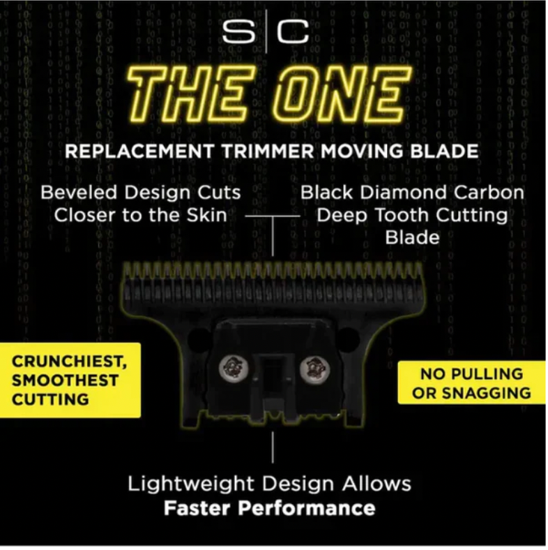 Stylecraft "The One" Black Diamond DLC Deep Tooth Moving Trimmer Blade
