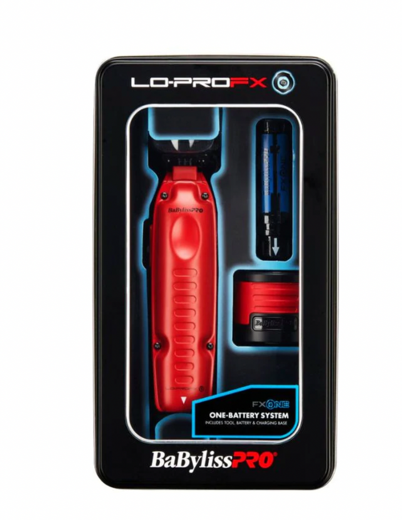 BaBylissPRO Lo-Pro FXONE Cordless Trimmer Red