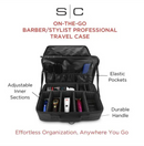 STYLECRAFT ON THE GO BARBER/STYLIST MIRROR CASE SC328B