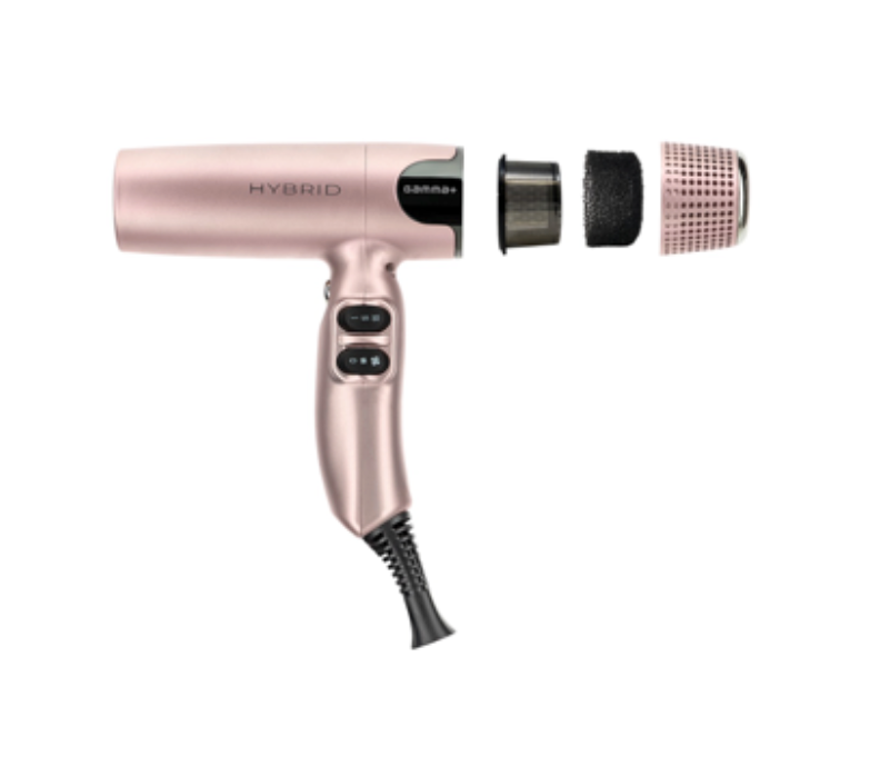 Gamma+ Hybrid Ionic Technology Hair Dryer -Rose Gold