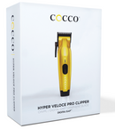 Cocco Hyper Veloce Professional Brushless High Torque Cordless Clipper – Yellow