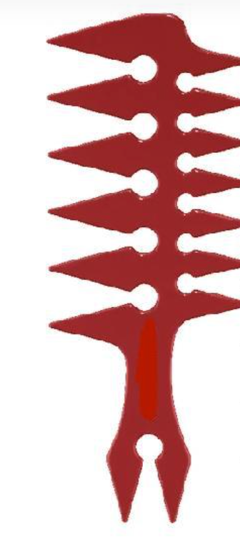 3-way wide Tooth Styling Comb – 3 colors available