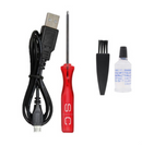 StyleCraft S|C SABER Professional Full Metal Body Digital Brushless Motor Cordless Trimmer – Black