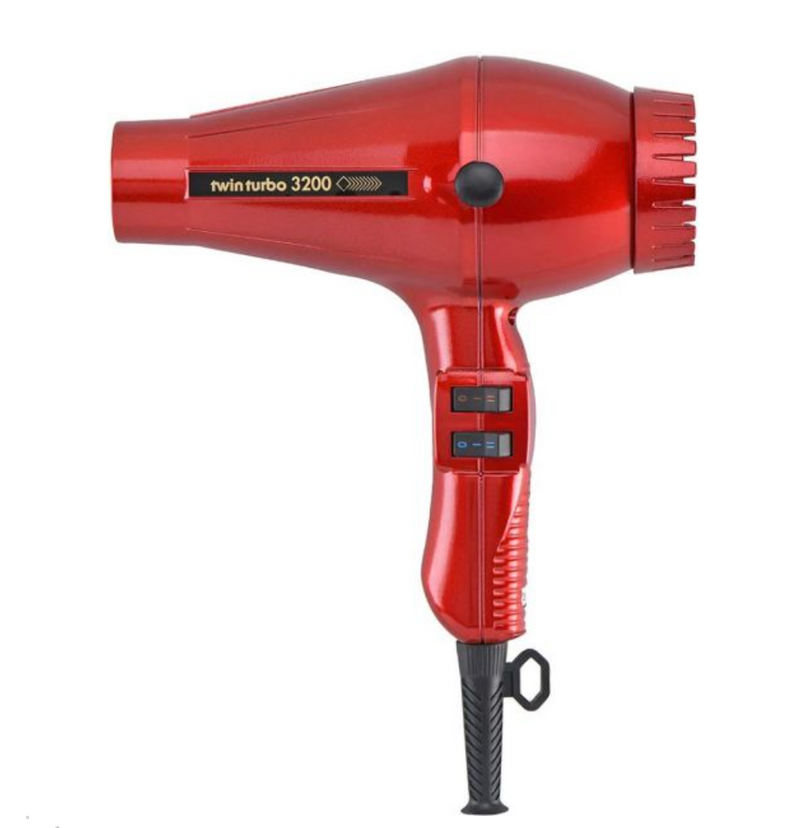 Turbo Power TwinTurbo 3200 Professional Hair Dryer - Red