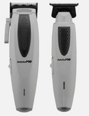  BabylissPRO lithiumfx+ limited edition grey ergonomic clipper &trimmer combo by IBS