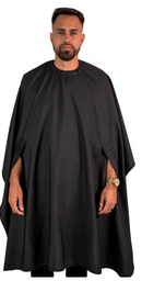 Barber strong the hands free barber cape – solid black