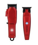 StyleCraft Super-Torque Modular Rebel Clipper & Trimmer Combo Set – Red SC203R
