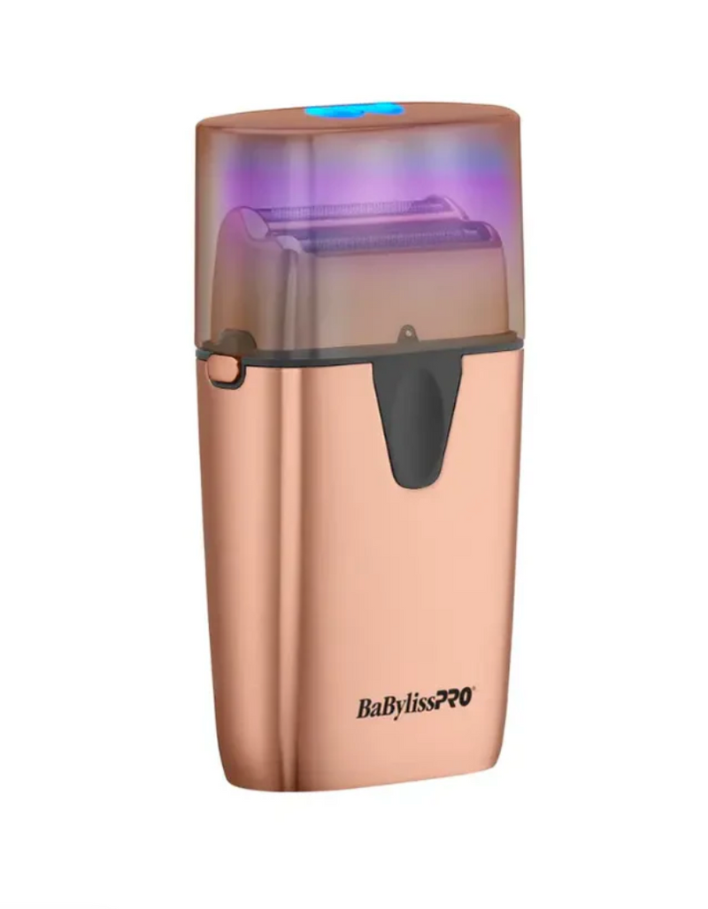 BaBylissPRO UV-Disinfecting Double-Foil Shaver - Rose Gold