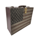 Vincent Master travel barber Case American flag
