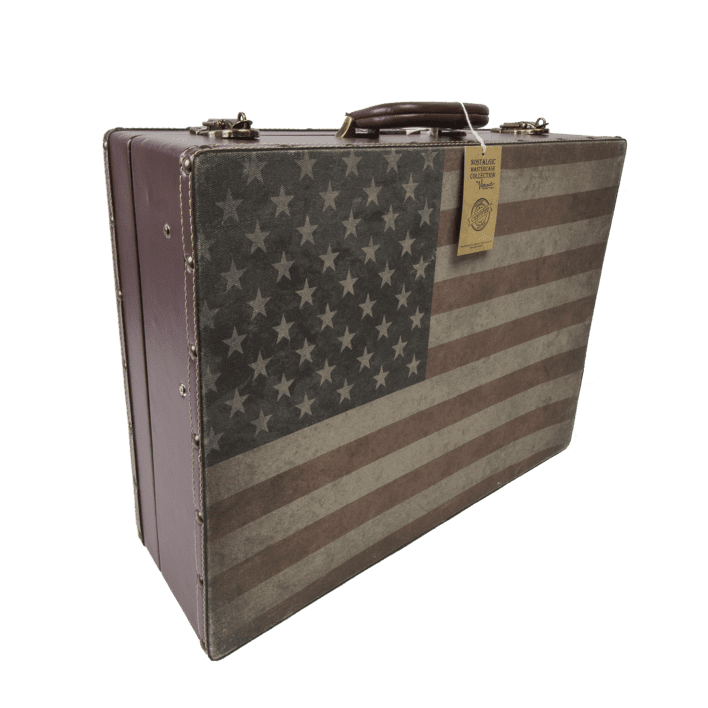 Vincent Master travel barber Case American flag