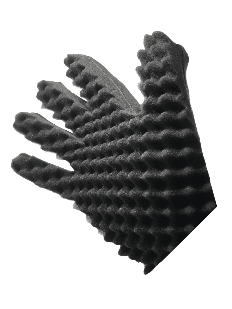 Curl sponge glove