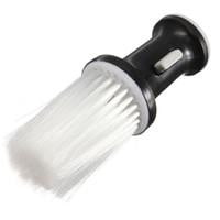 Looks white neck duster medium bristles with powder dispenser