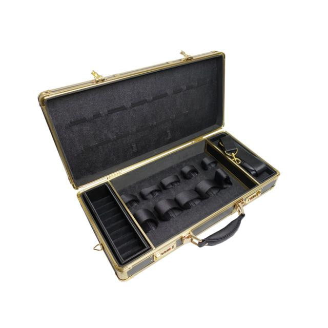 Hairart barber case gold & black