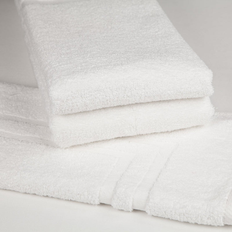 Diane stain resistant white towels 12pack