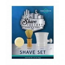 The shave factory set - soap, brush, mug
