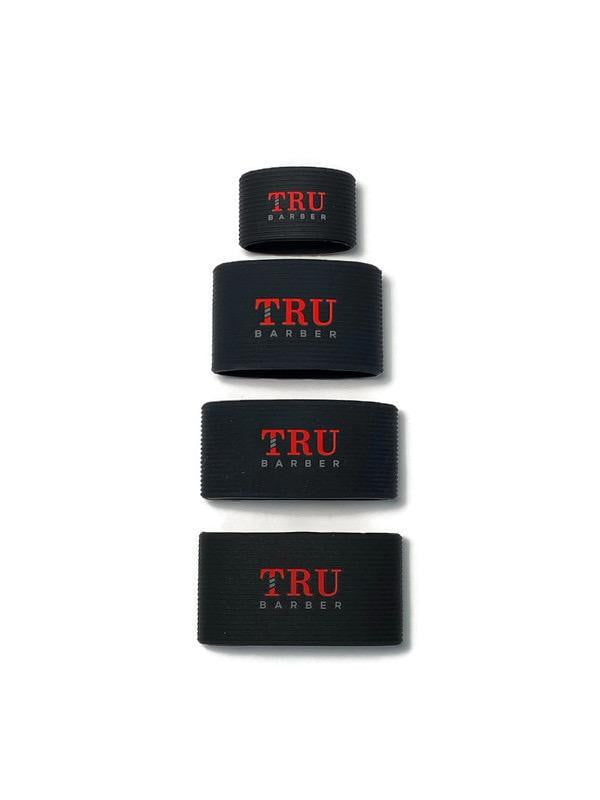 TRUbarber Clipper Grip Bands Black 4pcs