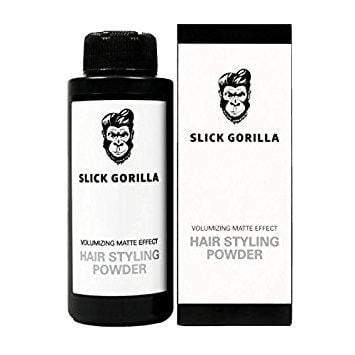 slick gorilla hair styling powder.