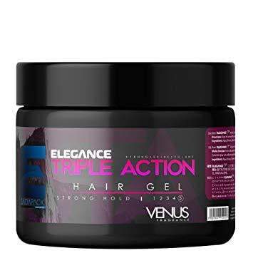 Elegance triple action hair gel venus 17oz