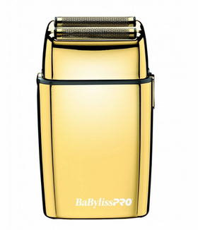 BaBylissPRO Cordless Metal Double Foil Gold Shaver FXFS2G